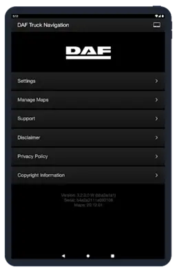 DAF Truck Navigation android App screenshot 3