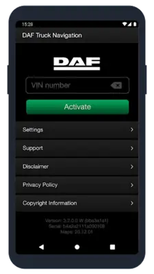 DAF Truck Navigation android App screenshot 8